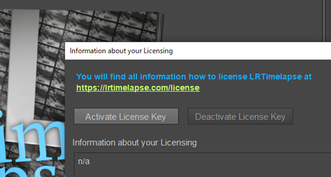 lrtimelapse license key